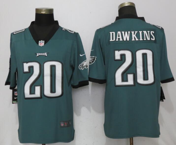 Men Philadelphia Eagles #20 Dawklns Green Nike Vapor Untouchable Limited NFL Jerseys->montreal canadiens->NHL Jersey